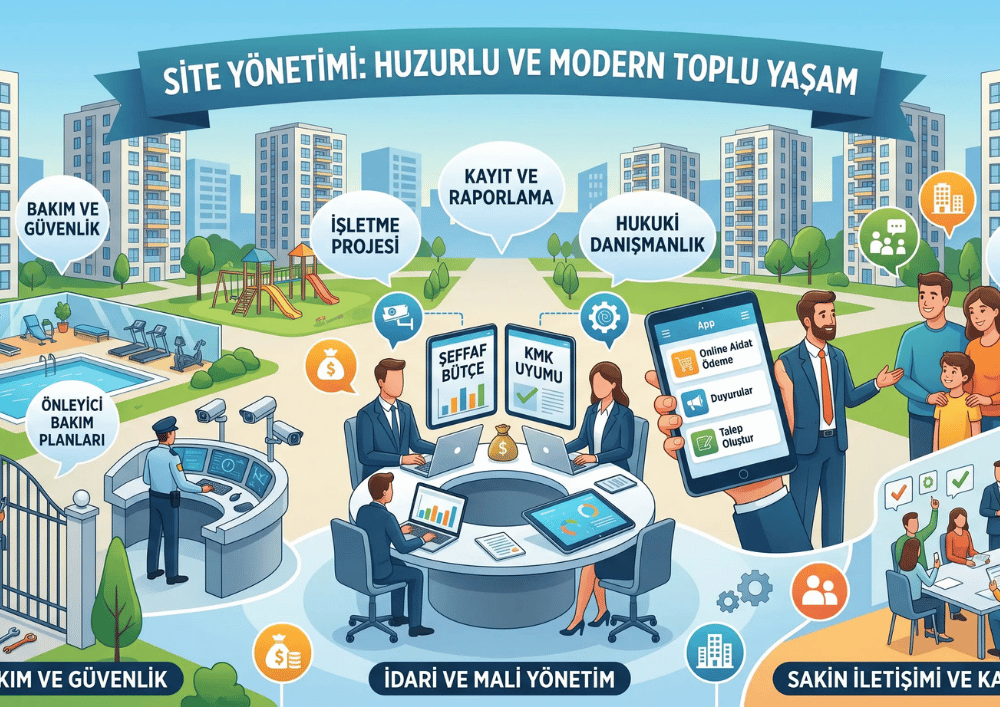 Modern Toplu Yaşamın Mimarı: Profesyonel ve Etkili Site Yönetimi Nasıl Olmalıdır?